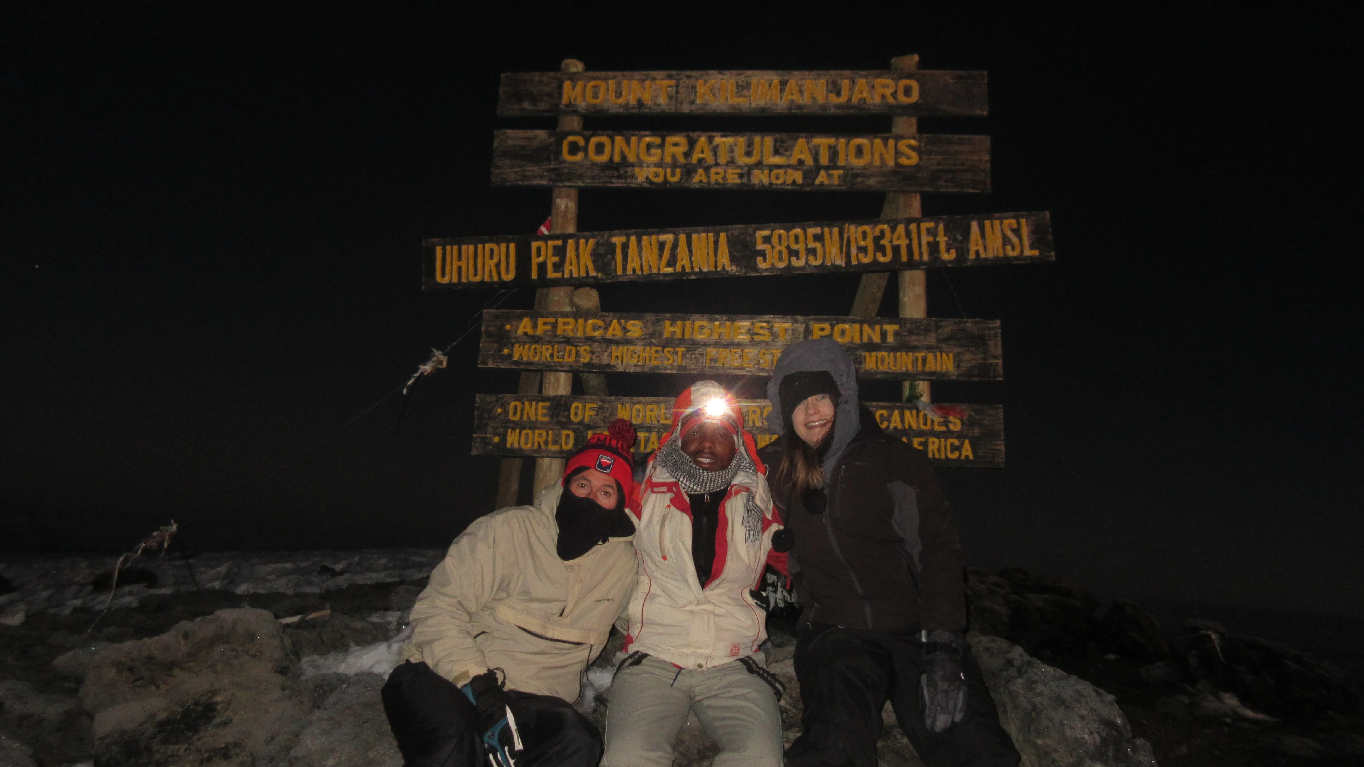 Kilimanjaro summit night
