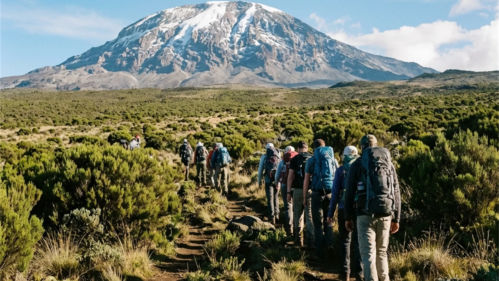 Kilimanjaro glacier